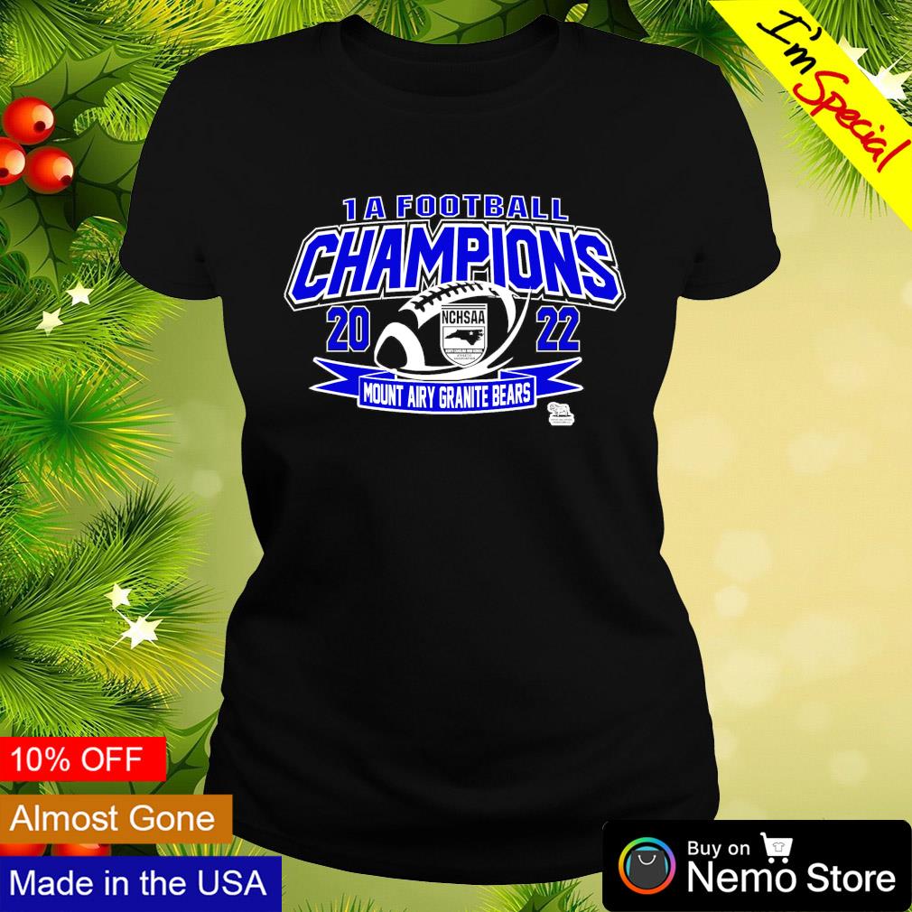 Mount Airy Granite Bears 1A football champions 2022 - Adult & Kids T-Shirts, Sweatshirts & Hoodies apparel design preview 3