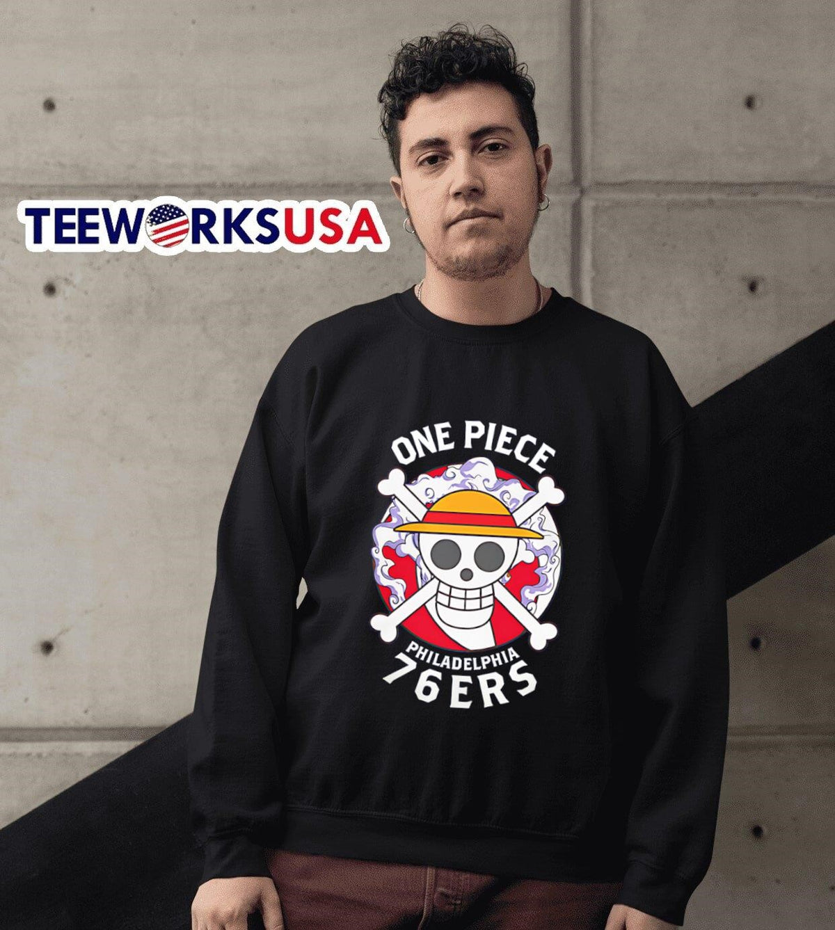 Philadelphia 76ers x One Piece Night - Adult & Kids T-Shirts, Sweatshirts & Hoodies apparel design preview 6