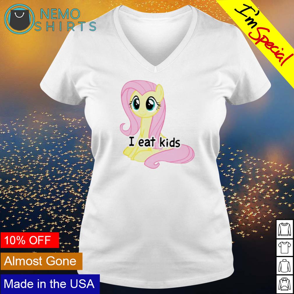 Fluttershy I eat - Adult & Kids T-Shirts, Sweatshirts & Hoodies apparel design preview 5