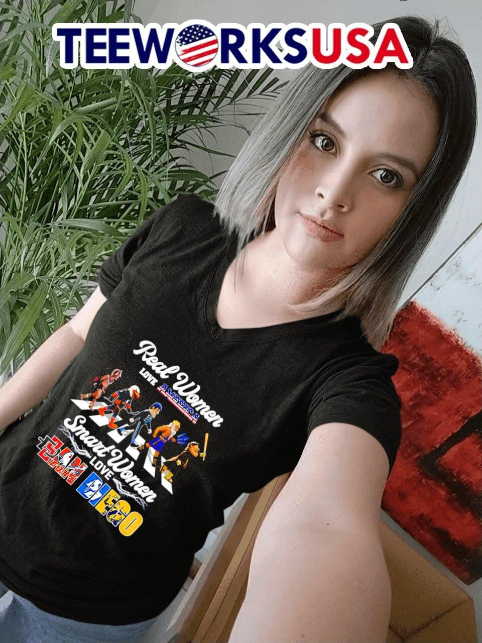 Real women love America smart San Diego mascot - Adult & Kids T-Shirts, Sweatshirts & Hoodies apparel design preview 7
