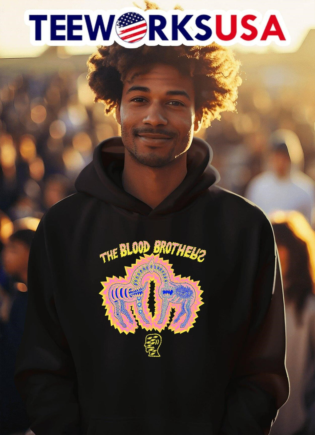The blood brothers - Adult & Kids T-Shirts, Sweatshirts & Hoodies apparel design preview 2