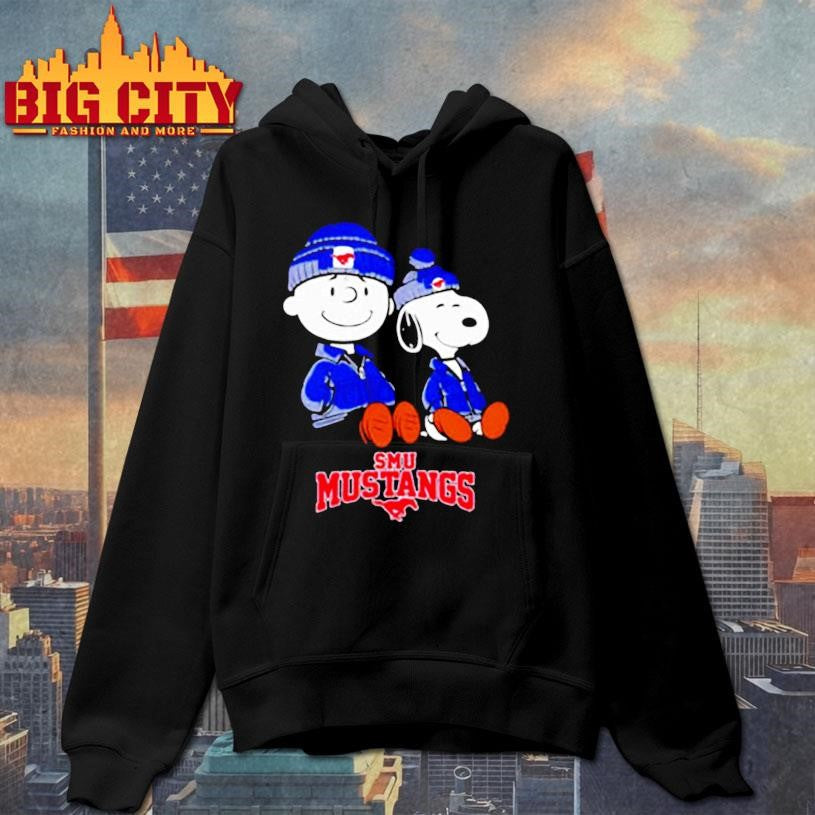 SMU Mustangs x Snoopy and Charlie Brown - Adult & Kids T-Shirts, Sweatshirts & Hoodies apparel design preview 2