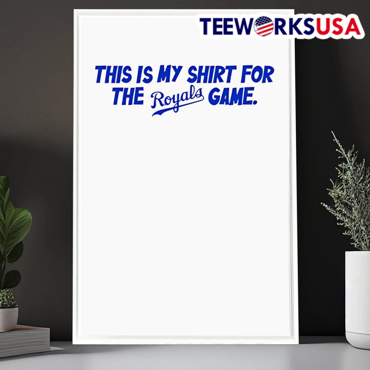 This is my for the Royals game - Adult & Kids T-Shirts, Sweatshirts & Hoodies apparel design preview 6