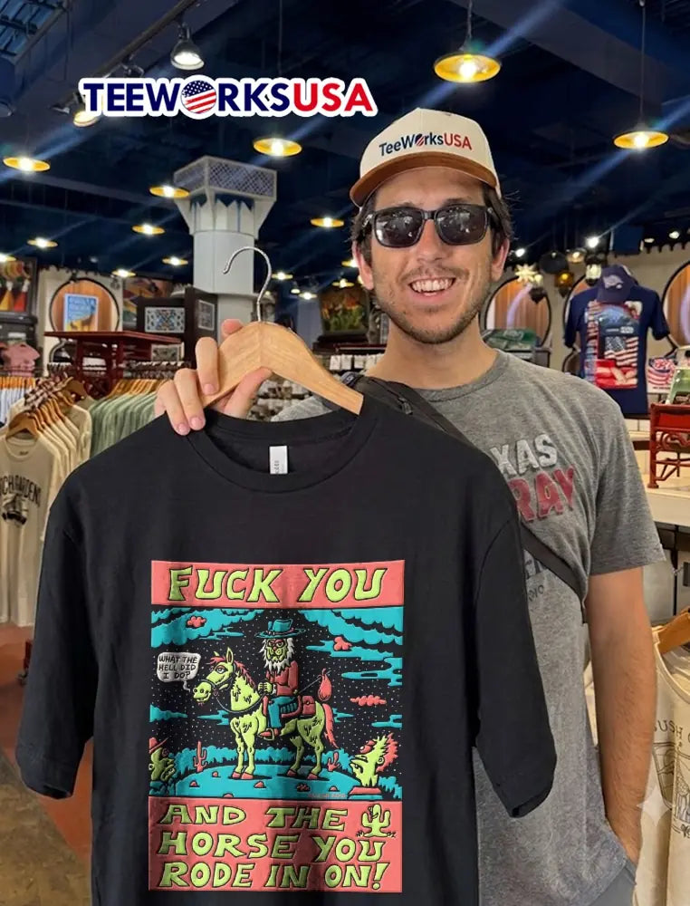 Killer Acid Fuck You And The Horse Rode In On What - Adult & Kids T-Shirts, Sweatshirts & Hoodies apparel design preview 2