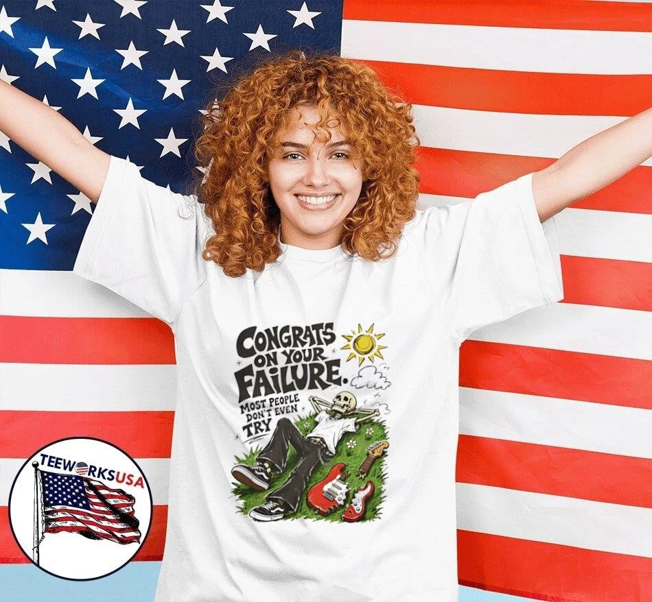 Congrats On Your Failure Most People Don't Even Try - Adult & Kids T-Shirts, Sweatshirts & Hoodies apparel design preview 7