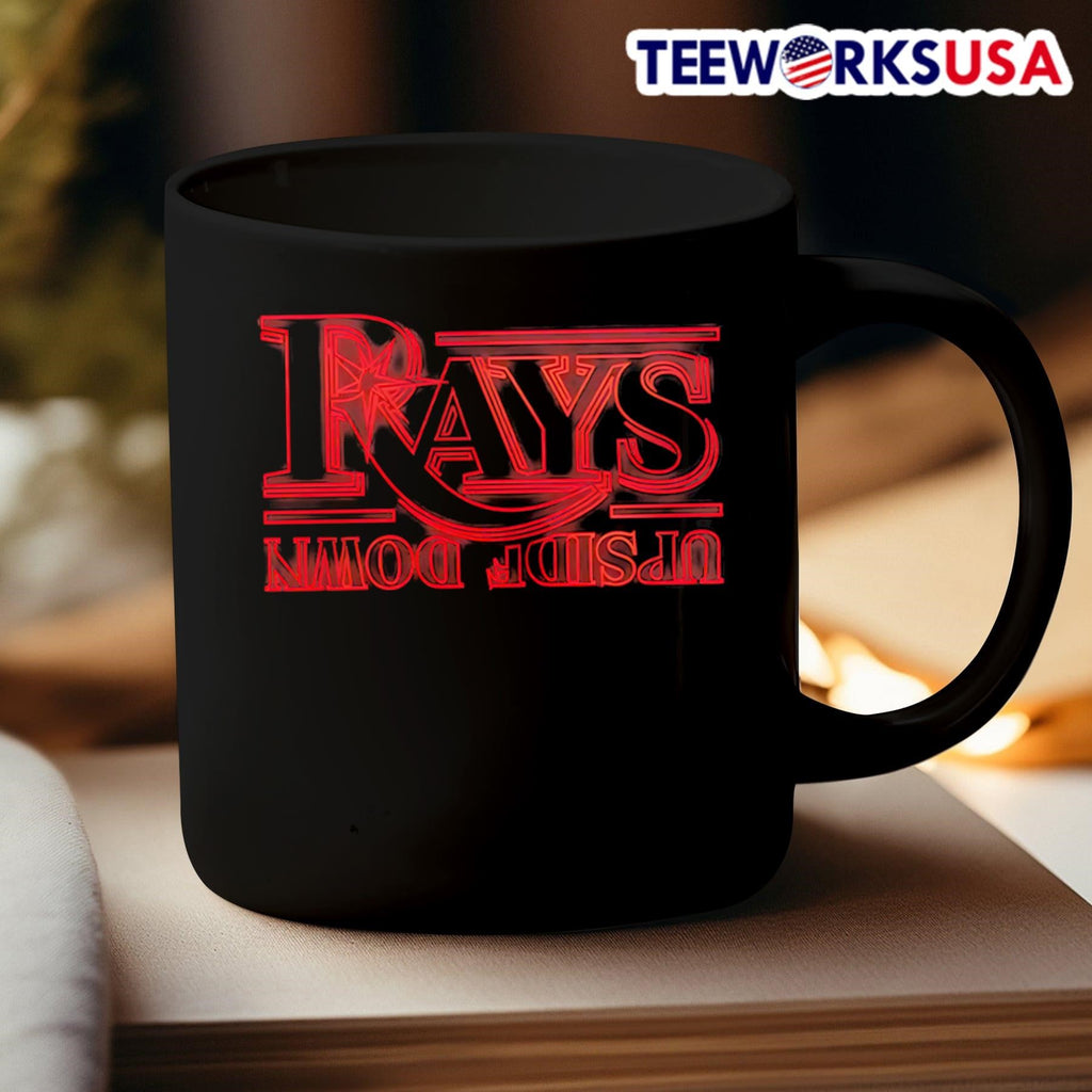 Rays x Stranger Things upside down - Adult & Kids T-Shirts, Sweatshirts & Hoodies apparel design preview 3