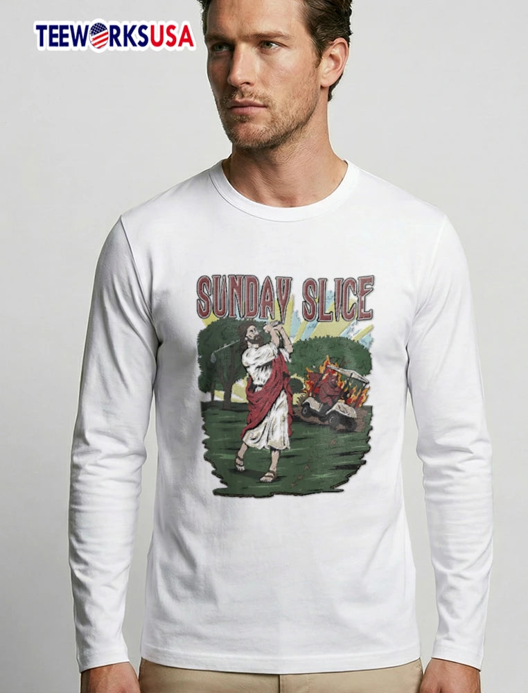 Sunday slice golf devil - Adult & Kids T-Shirts, Sweatshirts & Hoodies apparel design preview 3