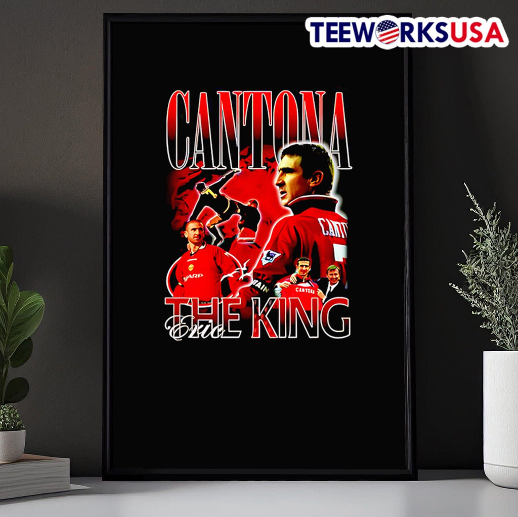 The King x Eric Cantona graphic - Adult & Kids T-Shirts, Sweatshirts & Hoodies apparel design preview 5