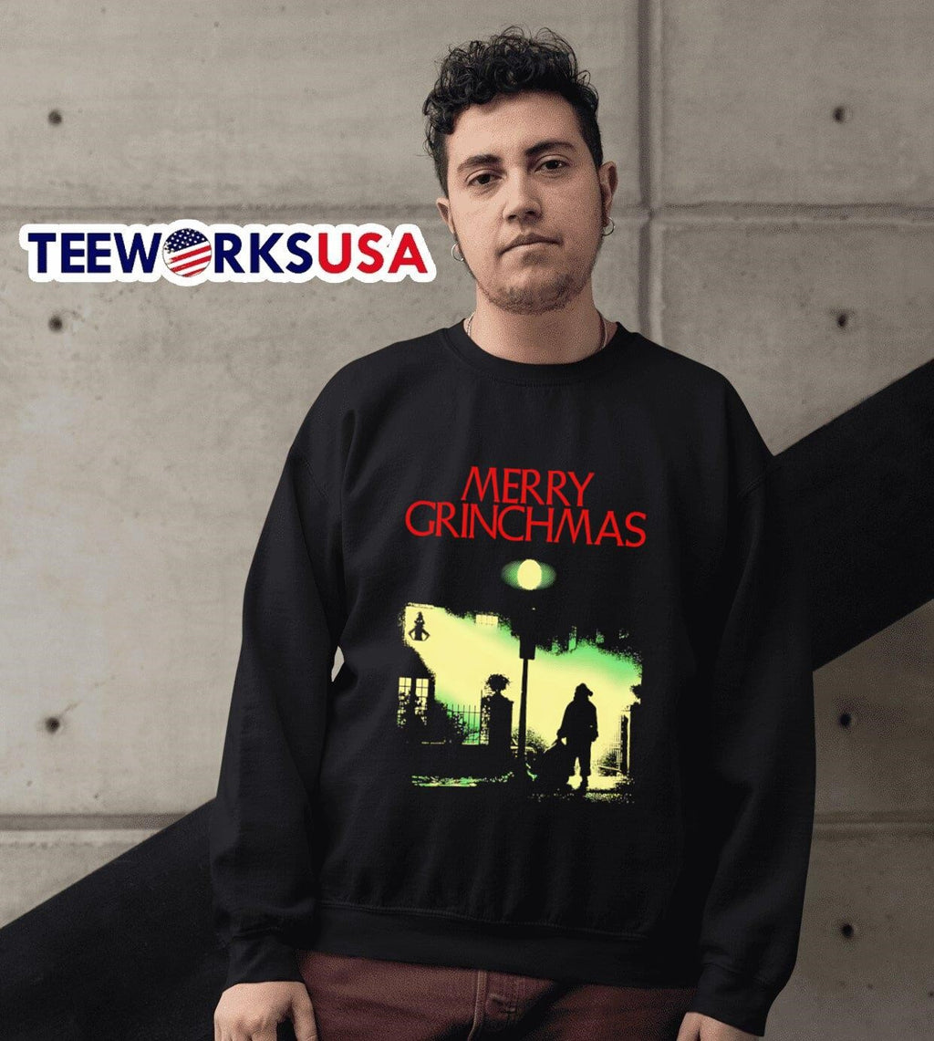 Merry Grinchmas - Adult & Kids T-Shirts, Sweatshirts & Hoodies apparel design preview 6