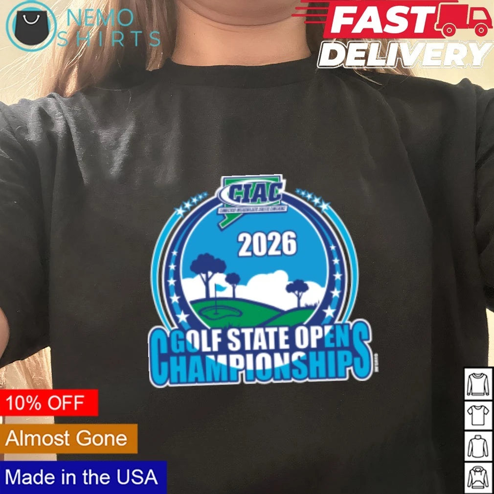 CIAC Golf State Open Championships 2026 - Adult & Kids T-Shirts, Sweatshirts & Hoodies apparel design preview 2