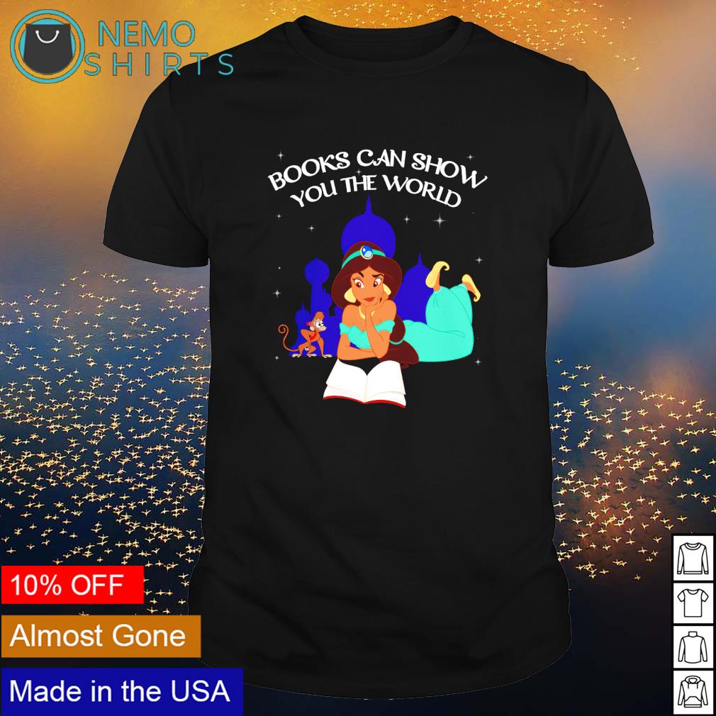 Princess Jasmine books can show you the world - Adult & Kids T-Shirts, Sweatshirts & Hoodies apparel design preview 1