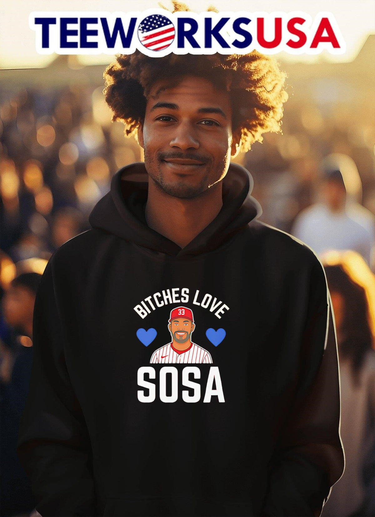 Bitches love Sosa - Adult & Kids T-Shirts, Sweatshirts & Hoodies apparel design preview 2