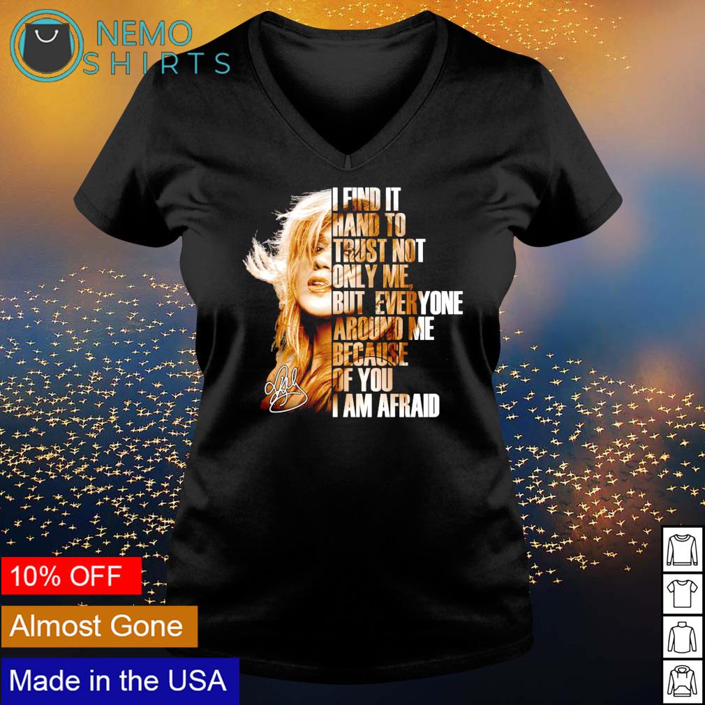 Kelly Clarkson I find it hand to trust not only me - Adult & Kids T-Shirts, Sweatshirts & Hoodies apparel design preview 5