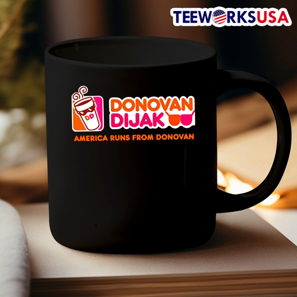 Donovan Dijak America runs from - Adult & Kids T-Shirts, Sweatshirts & Hoodies apparel design preview 3