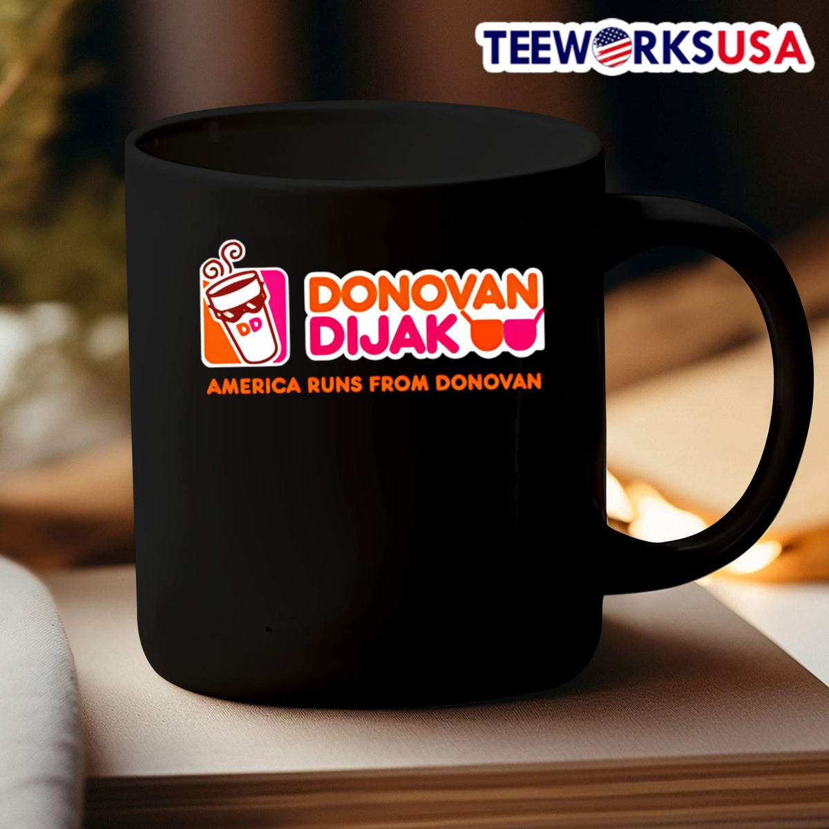 Donovan Dijak America runs from - Adult & Kids T-Shirts, Sweatshirts & Hoodies apparel design preview 3