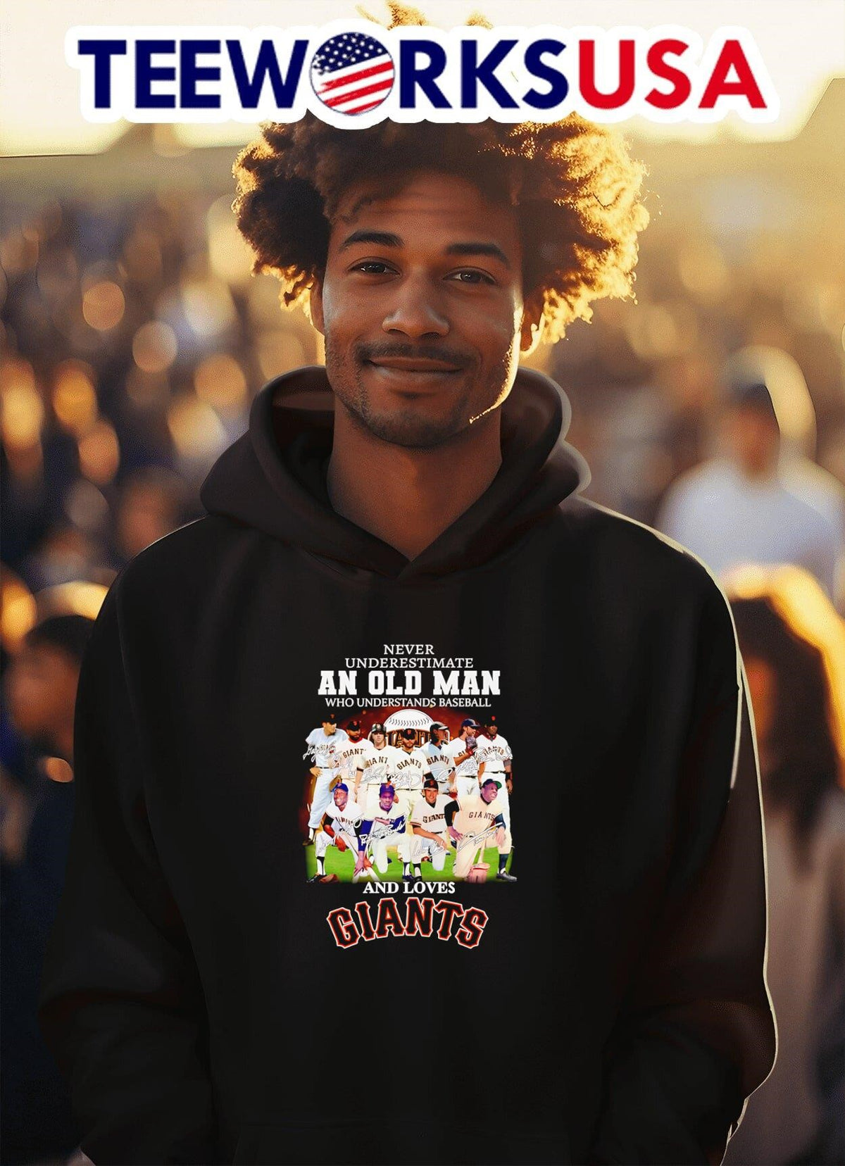 Never underestimate an old man who understands - Adult & Kids T-Shirts, Sweatshirts & Hoodies apparel design preview 2