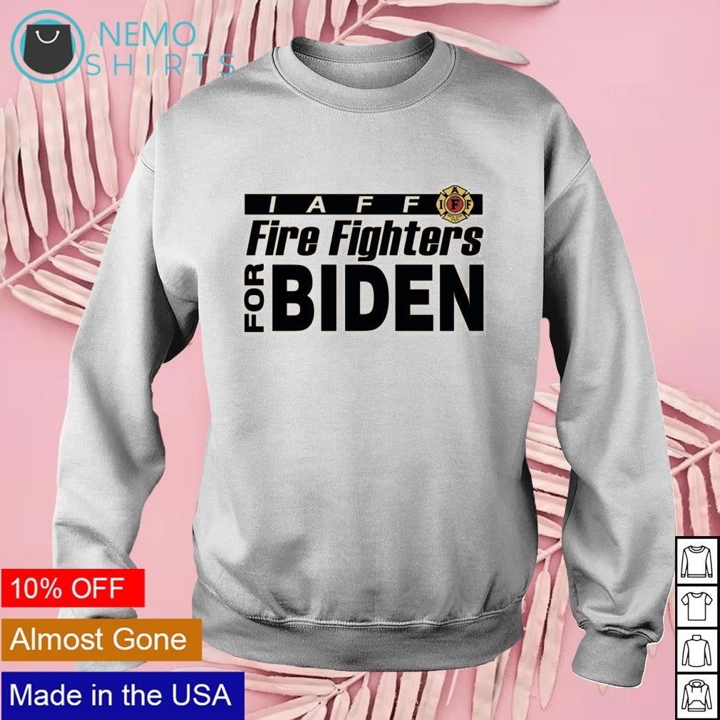 IAFF Fire Fighters for Biden - Adult & Kids T-Shirts, Sweatshirts & Hoodies apparel design preview 3