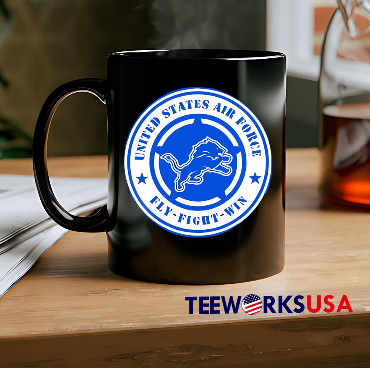 Lions united states air force military appreciation - Adult & Kids T-Shirts, Sweatshirts & Hoodies apparel design preview 2