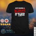 Aoc's making a blacklist and she's checking it twice - Adult & Kids T-Shirts, Sweatshirts & Hoodies apparel design preview 1