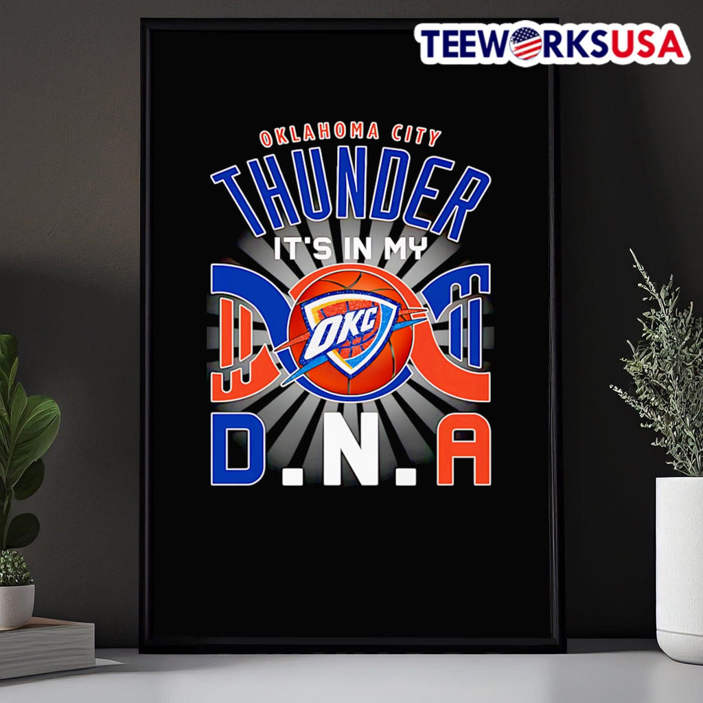 Oklahoma City Thunder it's in my DNA - Adult & Kids T-Shirts, Sweatshirts & Hoodies apparel design preview 5