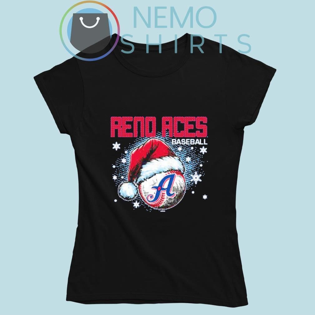 Reno Aces baseball with santa hat Christmas - Adult & Kids T-Shirts, Sweatshirts & Hoodies apparel design preview 6