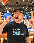 Snap feeds America - Adult & Kids T-Shirts, Sweatshirts & Hoodies apparel design preview 1