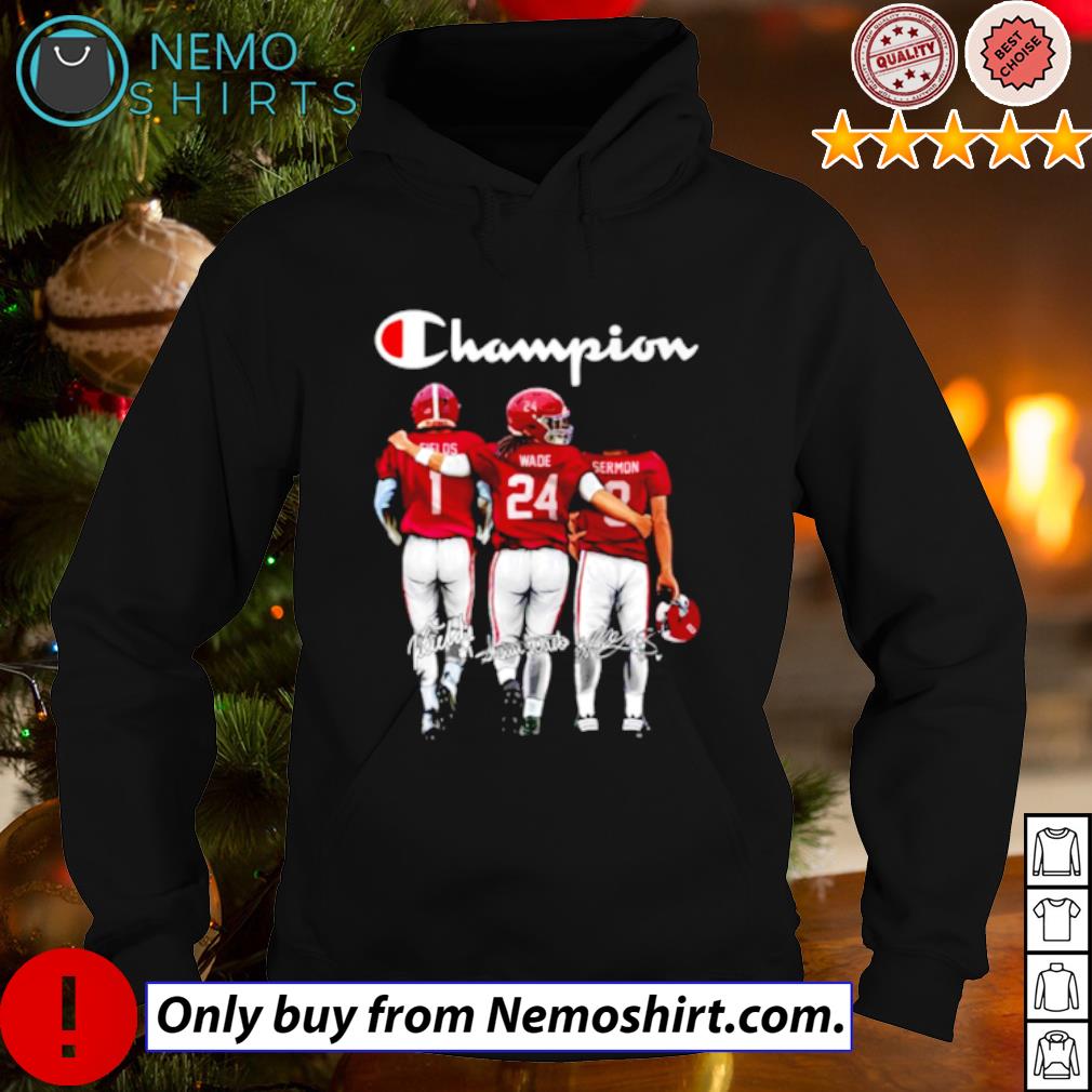 Ohio State Buckeyes champion Fields Wade Sermon - Adult & Kids T-Shirts, Sweatshirts & Hoodies apparel design preview 2