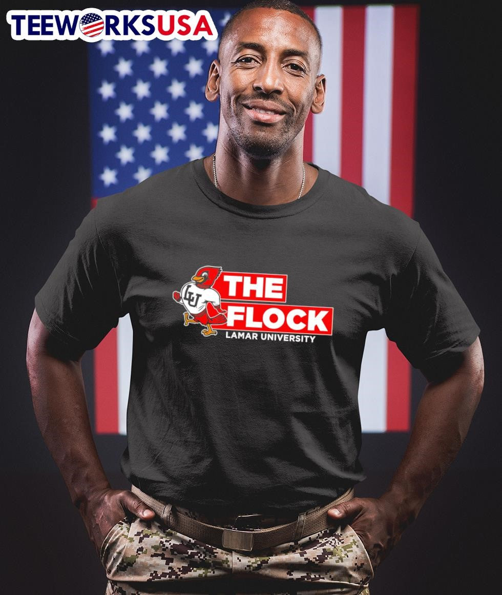 The Flock Lamar University - Adult & Kids T-Shirts, Sweatshirts & Hoodies apparel design preview 1