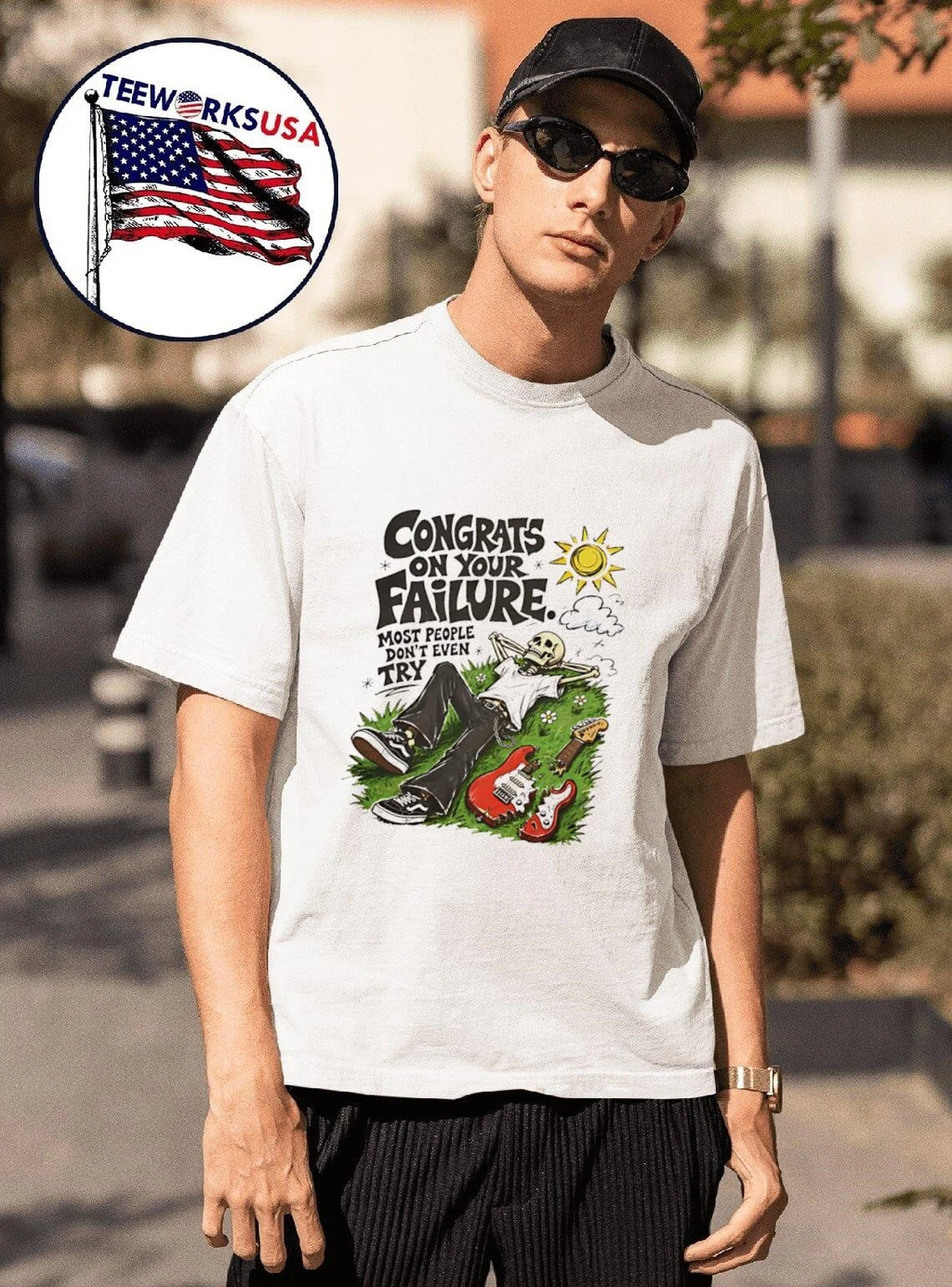 Congrats On Your Failure Most People Don't Even Try - Adult & Kids T-Shirts, Sweatshirts & Hoodies apparel design preview 1