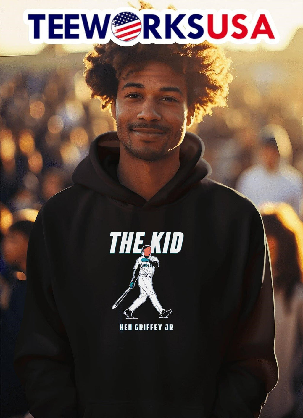 Ken Griffey Jr. Seattle Mariners baseball The - Adult & Kids T-Shirts, Sweatshirts & Hoodies apparel design preview 2