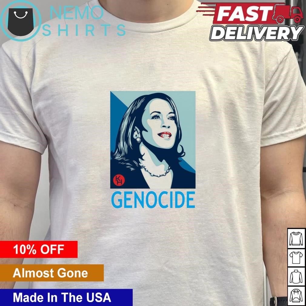 Genocide Kamala Harris - Adult & Kids T-Shirts, Sweatshirts & Hoodies apparel design preview 5