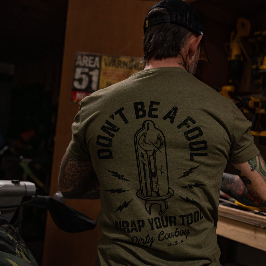 Don't Be a Fool. Wrap Your Tool Men's - Adult & Kids T-Shirts, Sweatshirts & Hoodies apparel design preview 11
