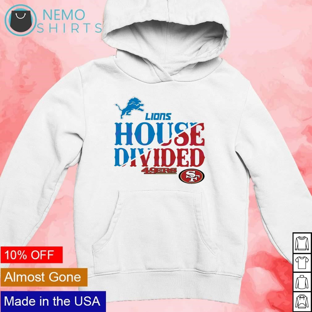 House Divided Detroit Lions vs San Francisco 49ers - Adult & Kids T-Shirts, Sweatshirts & Hoodies apparel design preview 2
