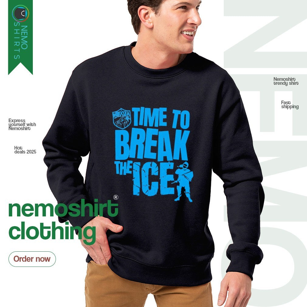 Time to break the ICE Minocqua brewing company - Adult & Kids T-Shirts, Sweatshirts & Hoodies apparel design preview 4