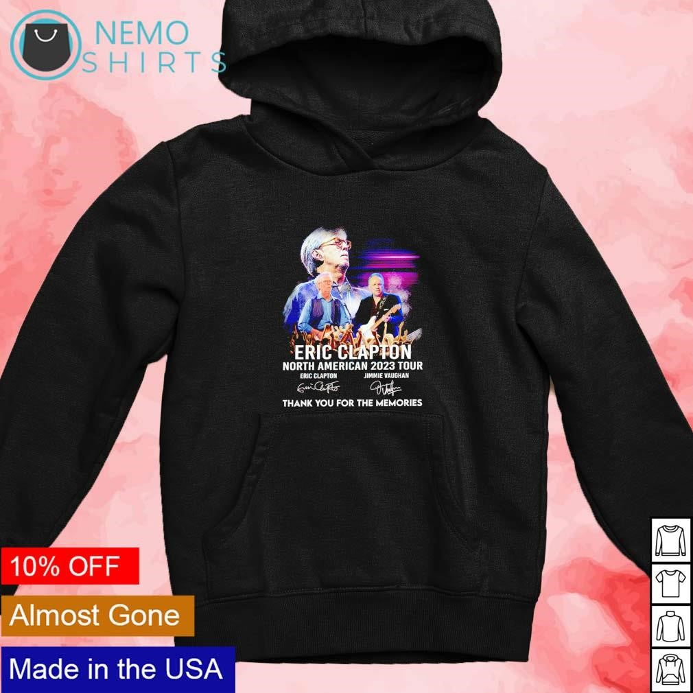 Eric Clapton North American 2023 tour thank you for - Adult & Kids T-Shirts, Sweatshirts & Hoodies apparel design preview 2