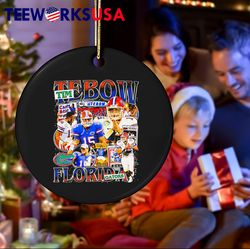Tim Tebow Florida Gators football graphic retro - Adult & Kids T-Shirts, Sweatshirts & Hoodies apparel design preview 4