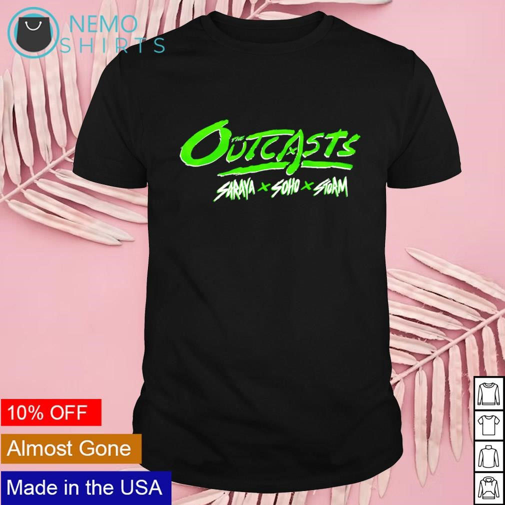 The outcasts Saraya vs Soho Storm - Adult & Kids T-Shirts, Sweatshirts & Hoodies apparel design preview 1