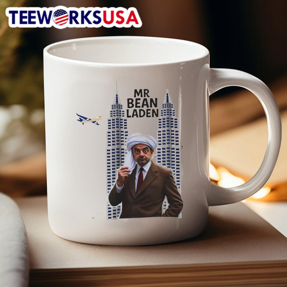 Mr Bean Laden funny - Adult & Kids T-Shirts, Sweatshirts & Hoodies apparel design preview 4