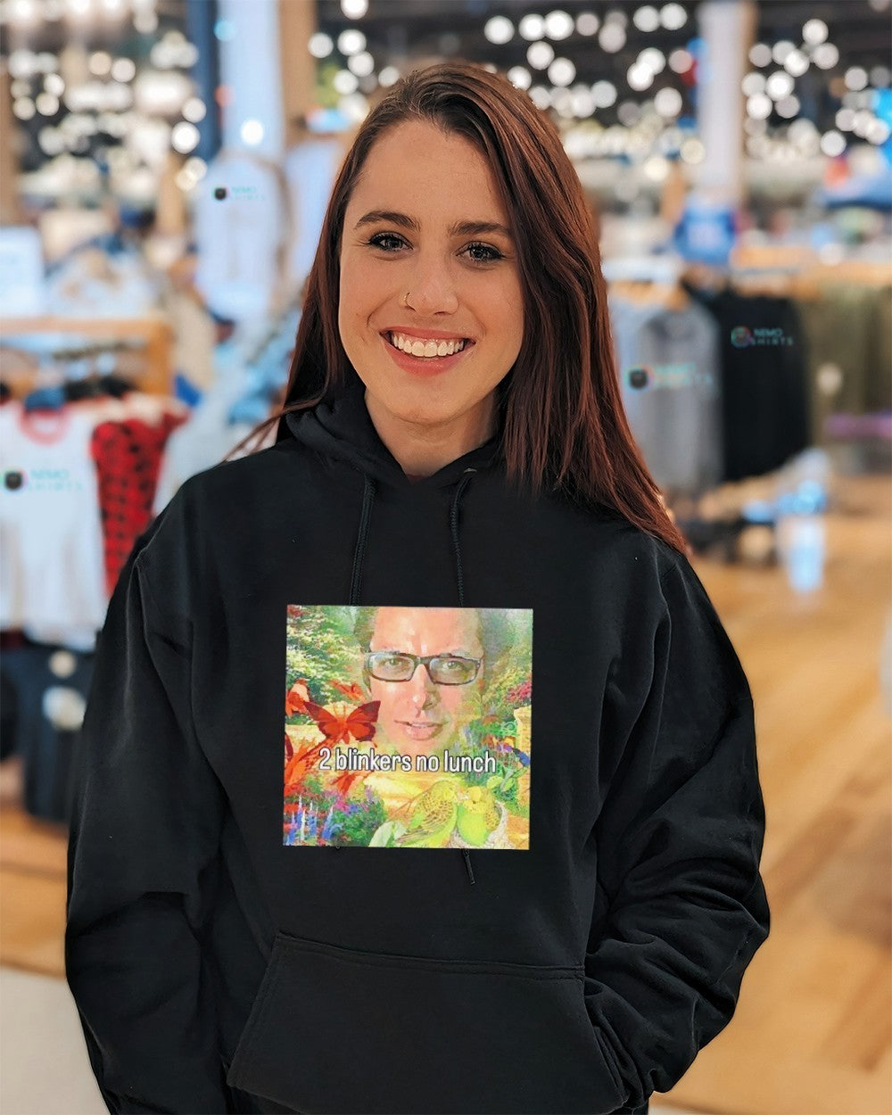 2 blinkers no lunch - Adult & Kids T-Shirts, Sweatshirts & Hoodies apparel design preview 3