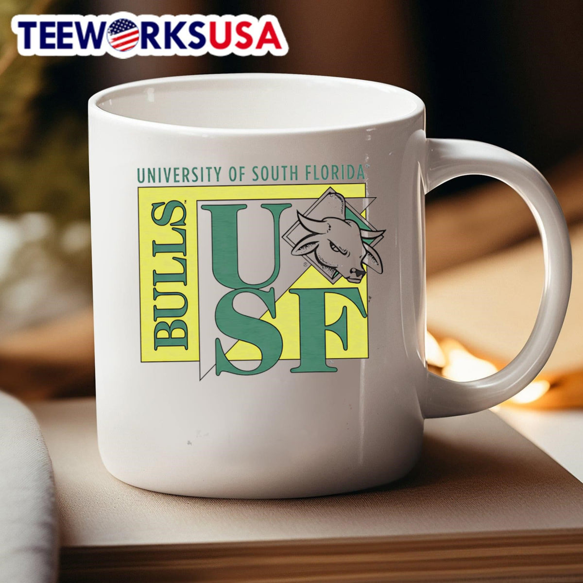 Vintage USF Bulls - Adult & Kids T-Shirts, Sweatshirts & Hoodies apparel design preview 4