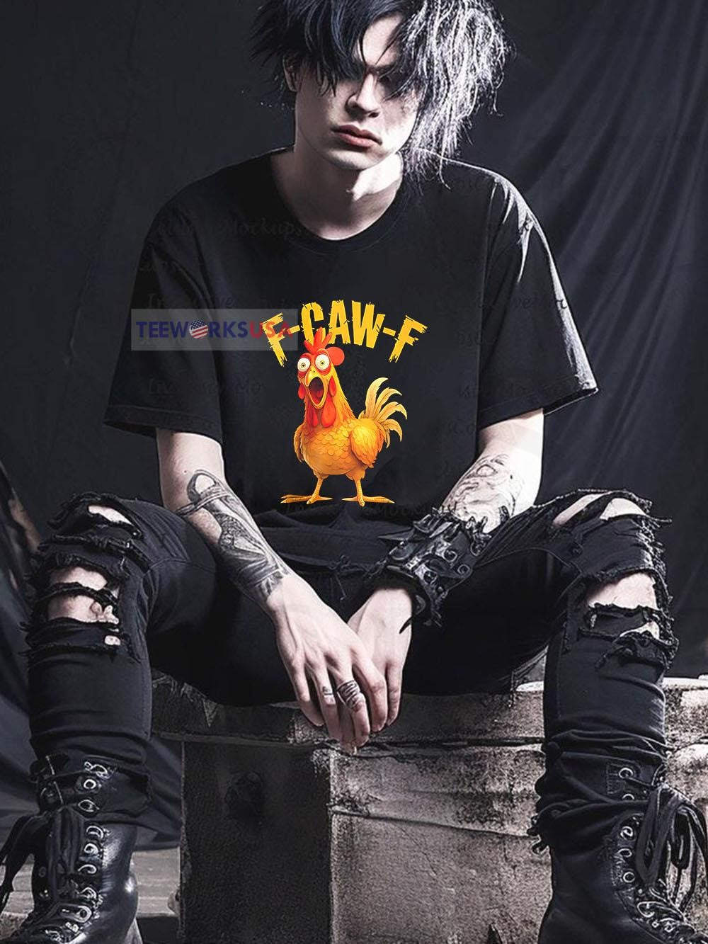 F-Caw-F Chicken - Adult & Kids T-Shirts, Sweatshirts & Hoodies apparel design preview 1