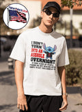 Stitch I didn't turn into an asshole overnight - Adult & Kids T-Shirts, Sweatshirts & Hoodies apparel design preview 1