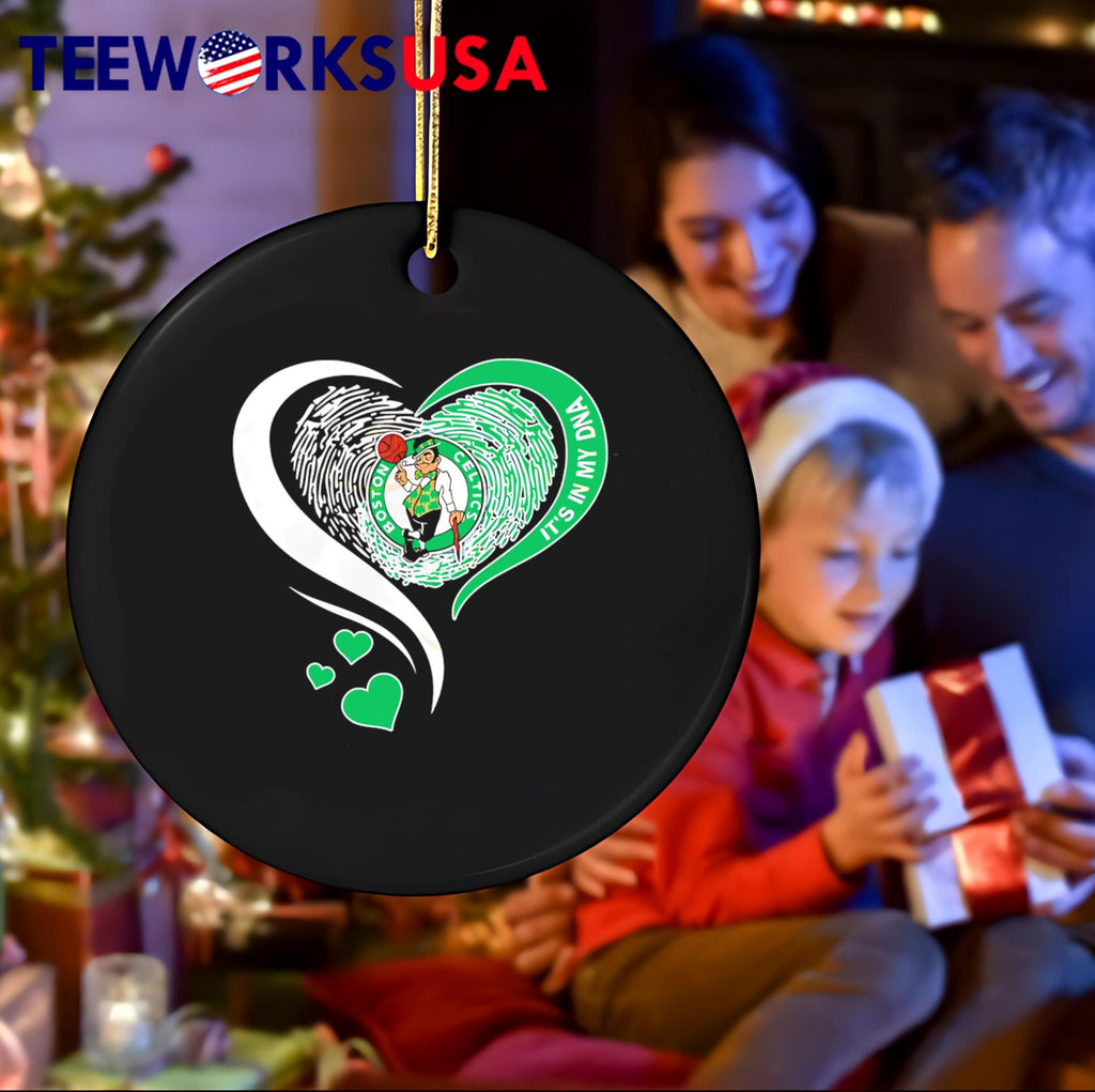 Boston Celtics It's In My DNA Heart - Adult & Kids T-Shirts, Sweatshirts & Hoodies apparel design preview 4
