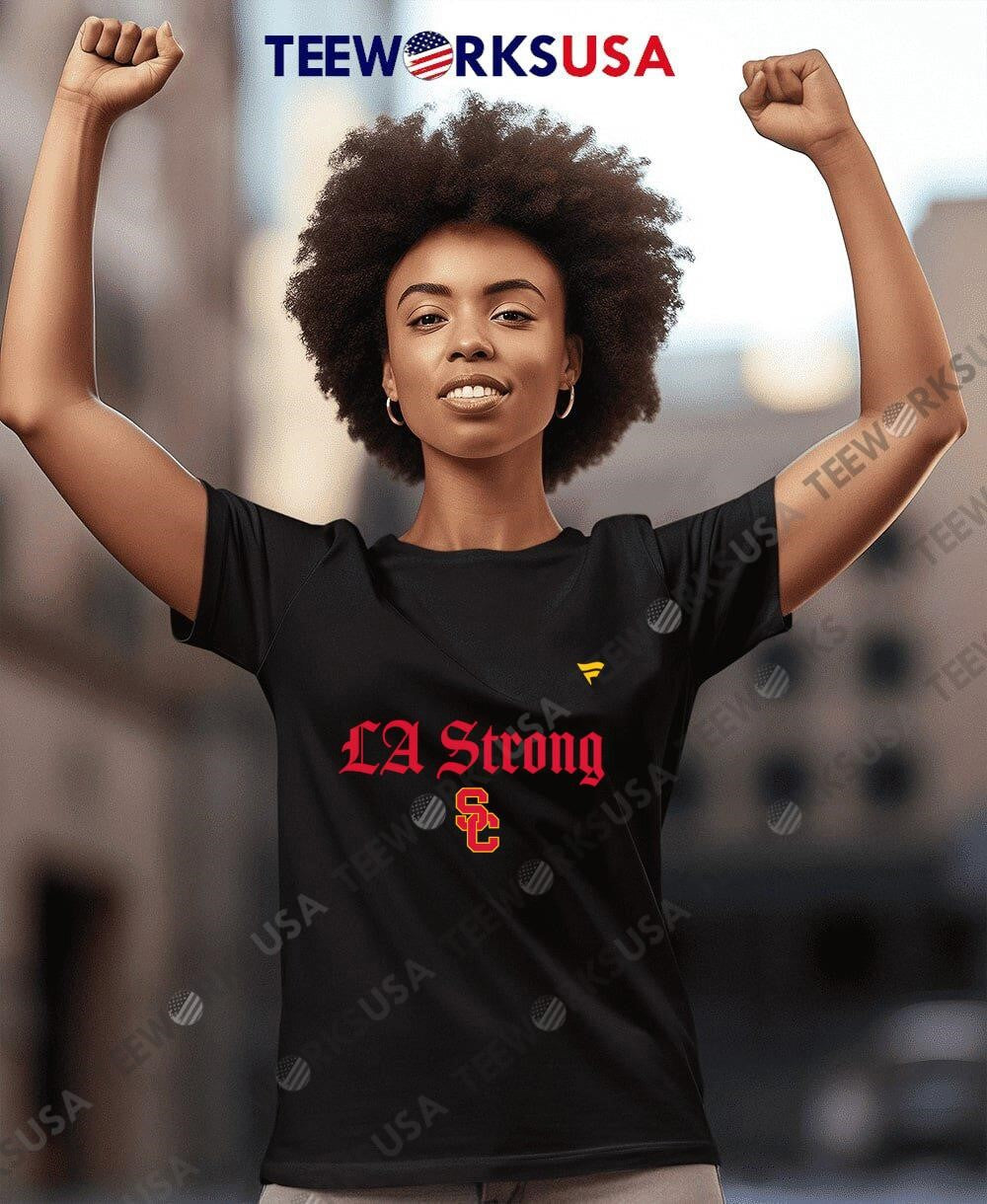 LA Strong USC Trojans football - Adult & Kids T-Shirts, Sweatshirts & Hoodies apparel design preview 7