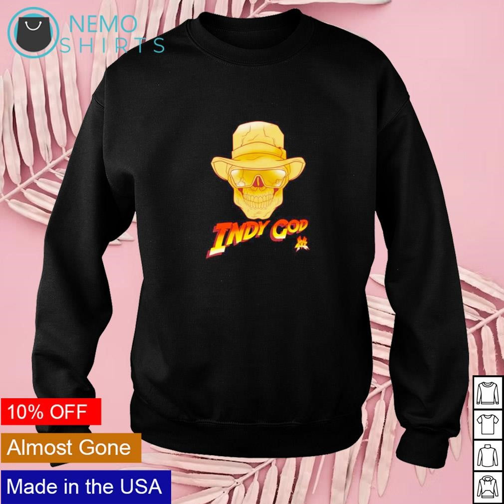 Indy God golden skull - Adult & Kids T-Shirts, Sweatshirts & Hoodies apparel design preview 3