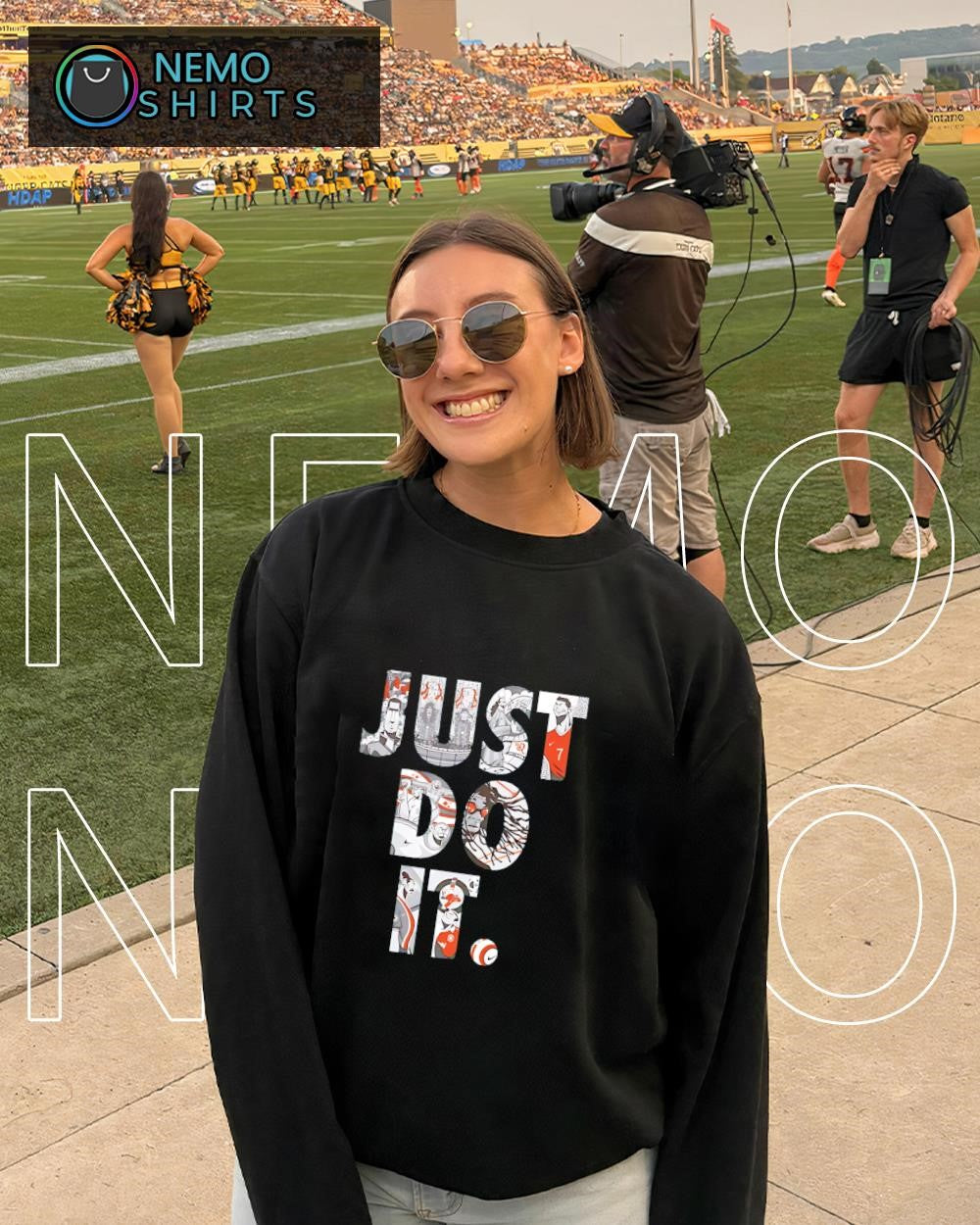 Ronaldo Just Do It soccer graphic - Adult & Kids T-Shirts, Sweatshirts & Hoodies apparel design preview 4