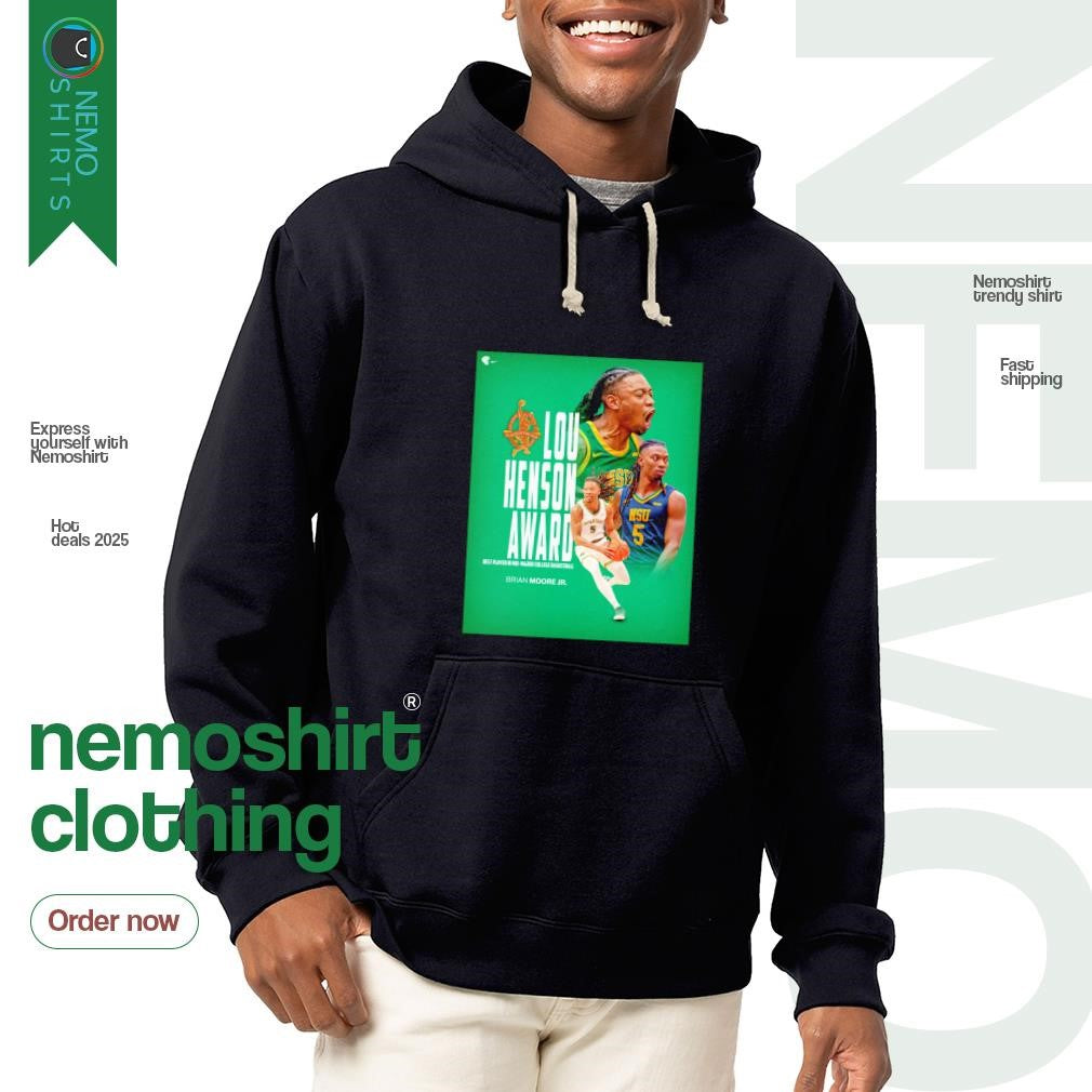 Lou henson award Brian Moore Jr Norfolk State - Adult & Kids T-Shirts, Sweatshirts & Hoodies apparel design preview 2