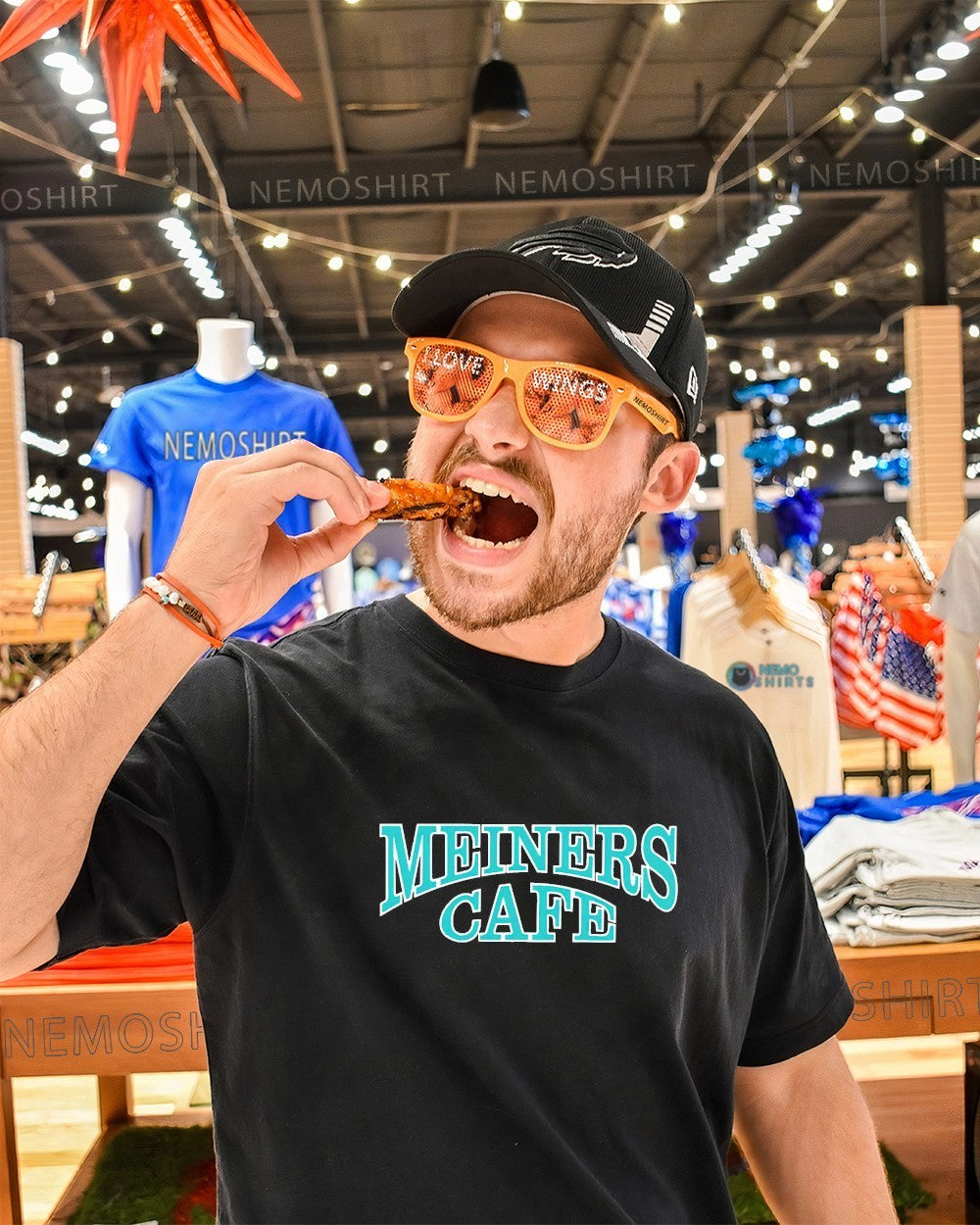 Meiners cafe St Bernard - Adult & Kids T-Shirts, Sweatshirts & Hoodies apparel design preview 1