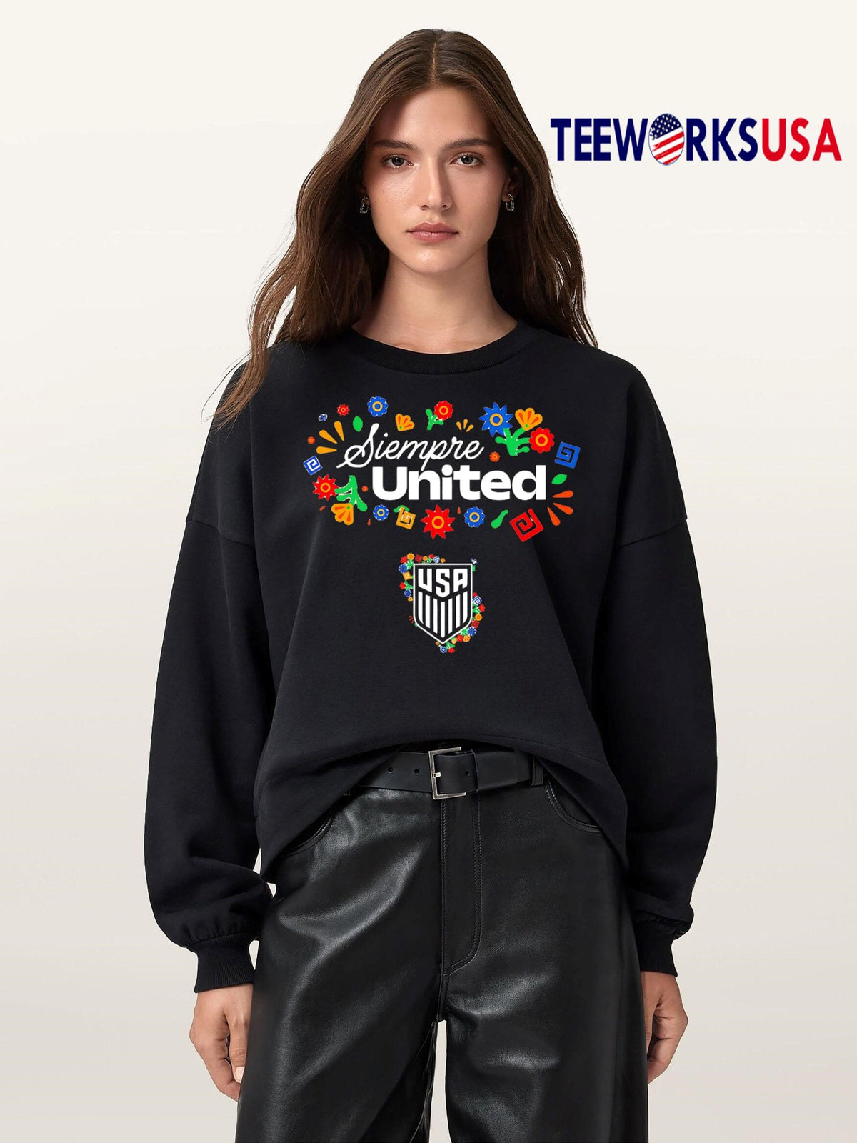 U.S Soccer Hispanic Heritage - Adult & Kids T-Shirts, Sweatshirts & Hoodies apparel design preview 5