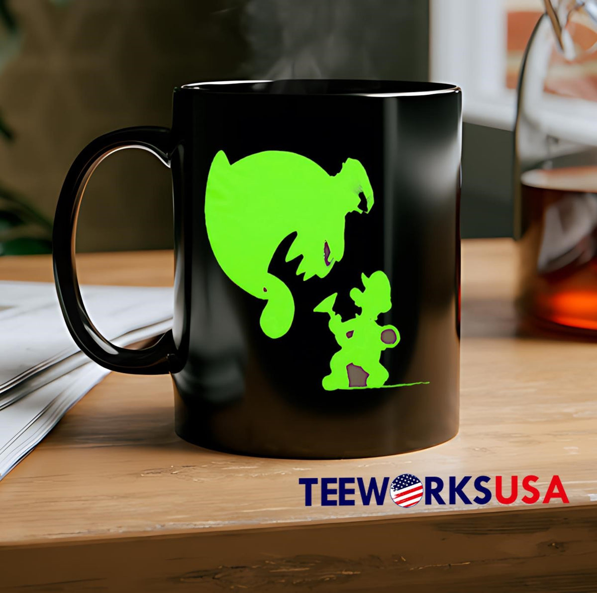 Luigi's Mansion Glow In The Dark - Adult & Kids T-Shirts, Sweatshirts & Hoodies apparel design preview 2
